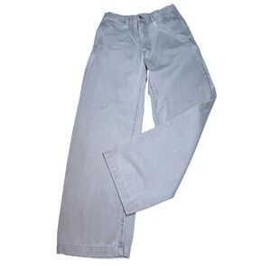 Denimist Teri Pant Light Gray Wide‎ Leg Workwear Cotton Jeans Size 24